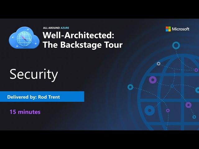 Azure Well-Architected Framework: Security