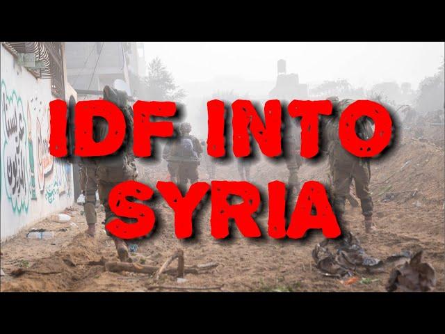 LIVE: IDF Pushes into Syria?