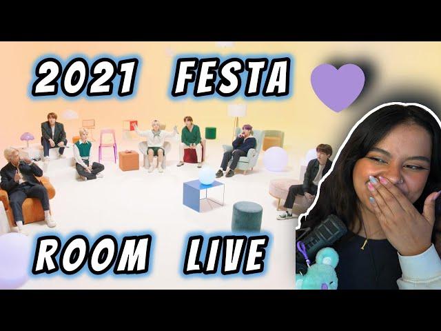 2021 FESTA BTS ROOM LIVE | first time REACTION