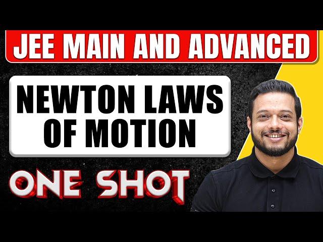 NEWTON LAWS OF MOTION in One Shot: All Concepts & PYQs Covered || JEE Main & Advanced