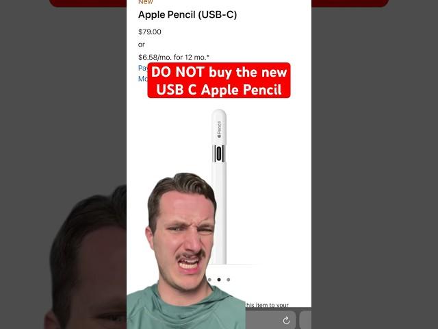 Do not buy the new USB C Apple Pencil and here’s why