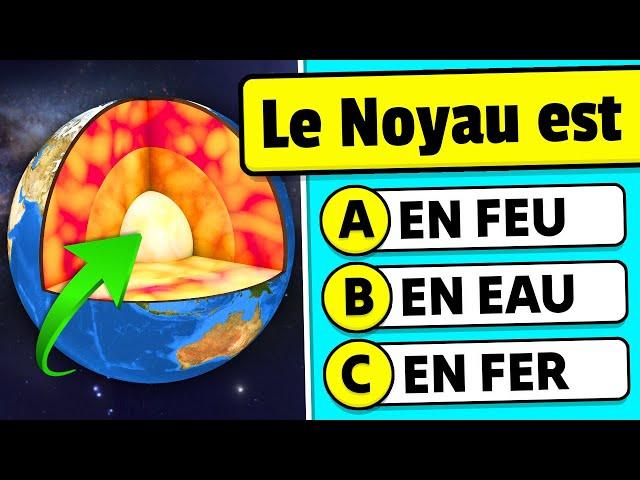  Quiz ULTIME sur la PLANÈTE TERRE ️ | FACILE à IMPOSSIBLE | Quiz Culture Générale