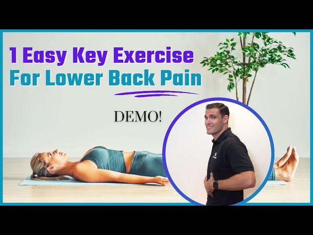 One Quick Exercise To Help Your Back Right Now - How To Engage Your Core