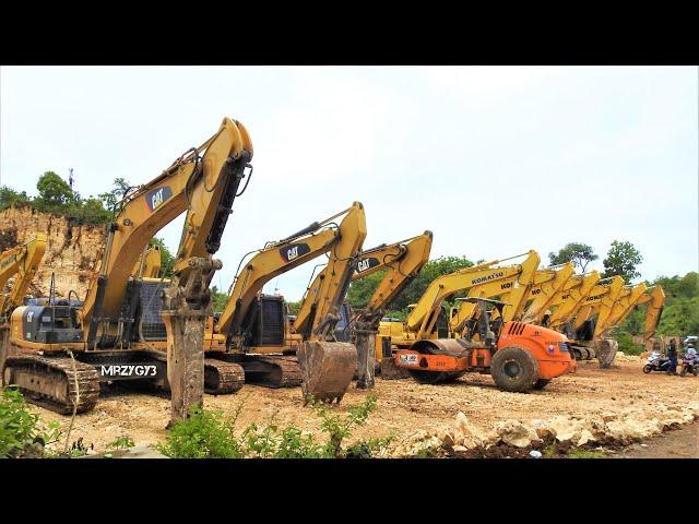 Excavators Crawling To The Parking Lot Days OFF !