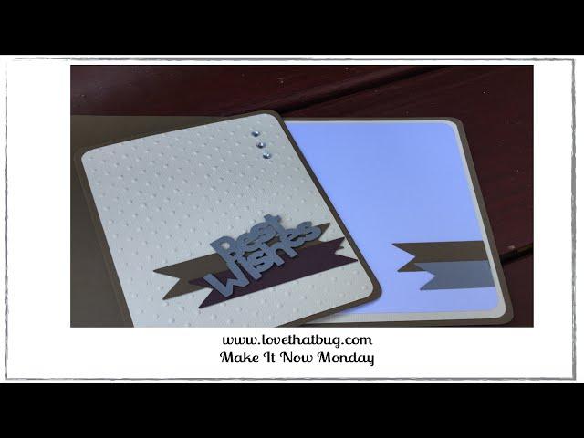 Cricut Explore Best Wishes Card