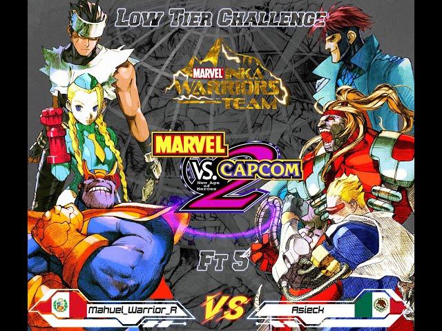 Mvc2: MAHVEL_WARRIOR_R (Perú) vs Asieck (México) Ft 5:. 02.02.24 #FREEMVC2  PSN COOL