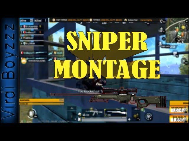 PUBG Mobile Sniper Montage ||PUBG Mobile Stream Highlight|| VIRDI BOYZZZ GAMING