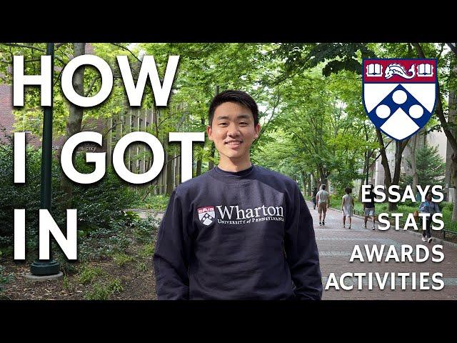 Revealing My Wharton MBA Application!