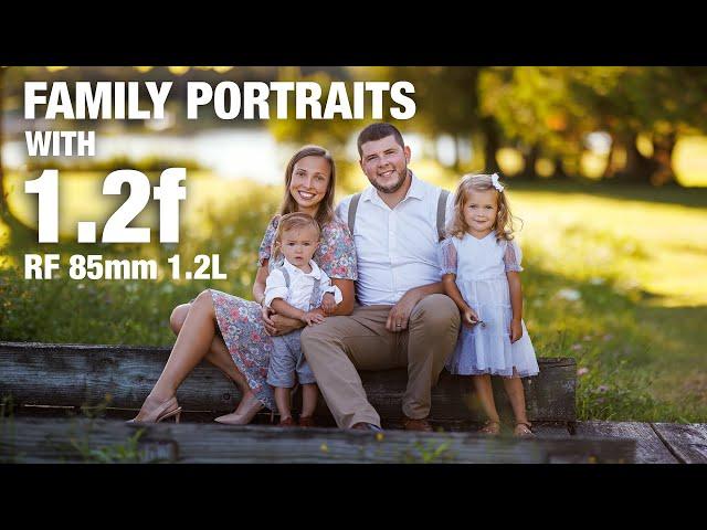 Family Photoshoot Posing Ideas with Little Kids, Behind the Scenes POV | Canon EOS R5 + RF 85mm 1.2L