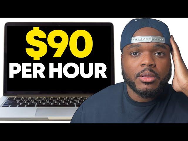 Easiest Work From Home Job for Beginners ($90/Hour) Make Money Online