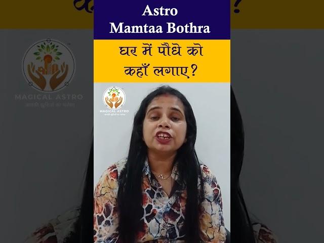 Vastu and Plants by Astro Mamtaa Bothra