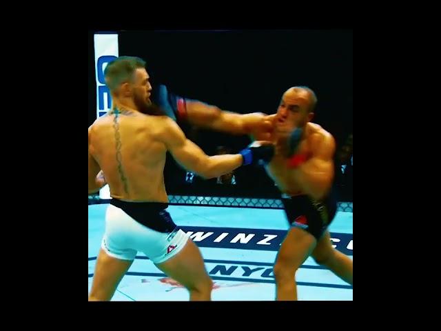 Conor McGregor cuando noqueó a Eddie Alvarez
