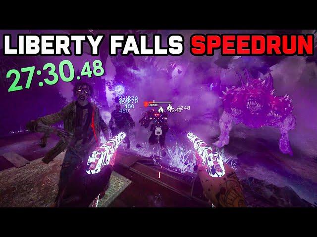 Liberty Falls Solo Easter Egg Speedrun (Under 30 Minute Challenge)