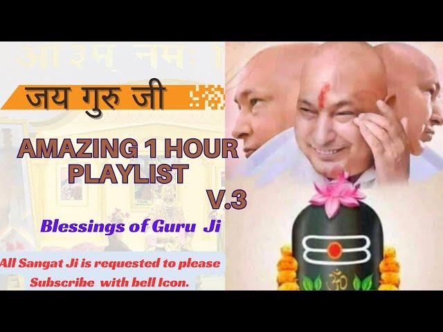 Amazing 1 Hour Playlist. Guruji Satsang. Guruji bhajans.  Blessings of Guru Ji. Bade Mandir. #viral
