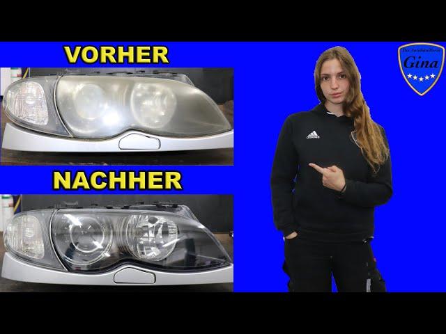 CHEAP AND LEGAL HEADLIGHT REPAIR WITHOUT SANDING AND POLISHING  STEP BY STEP INSTRUCTIONS