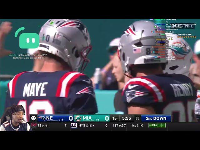 FlightReacts New England Patriots vs. Miami Dolphins Game Highlights | NFL 2024 Season Week 12!