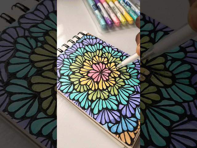 Draw an easy zen doodle with me  #art #zentangle