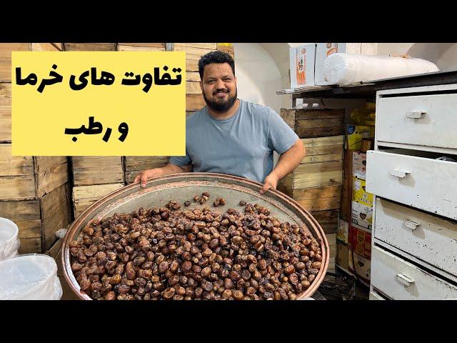 تفاوت خرما و رطب چیست؟ چطور رطب تبدیل به خرما میشود ؟؟