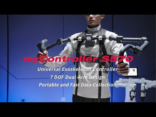 myController S570 | An Exoskeleton Controller for Motion Data Collection & Remote Teleoperation