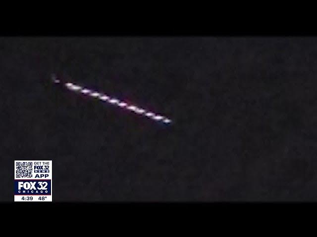 Strange lights seen in Illinois sky explained