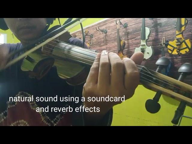 Aeyra electric violin handmade 5 string / biola elektrik 5 senar