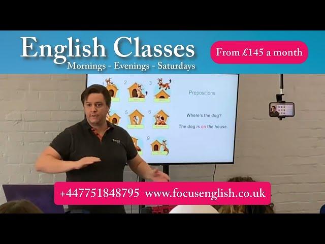 Speak English with Confidence! Classes from £145 in London & Online  | Focus English School