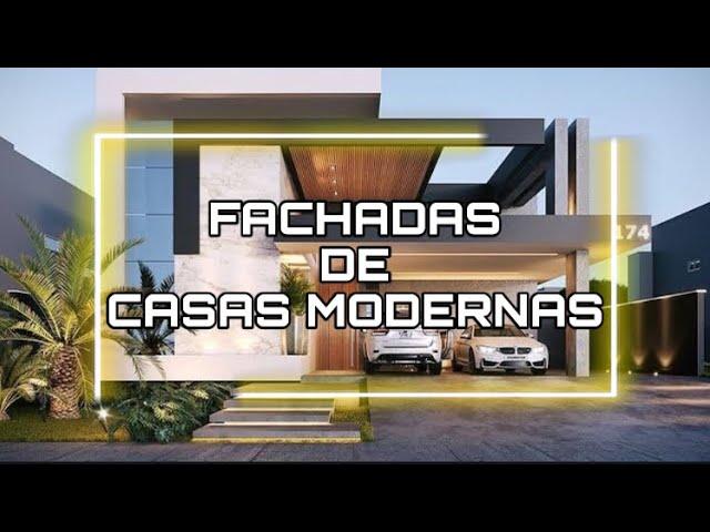 FACHADAS DE CASAS MODERNAS | MODELOS DE CASA CONTEMPORÂNEA PRA SE INSPIRAR