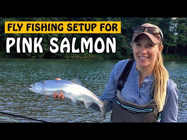 Fly Fishing Setup for Pink Salmon | Fishing with Rod