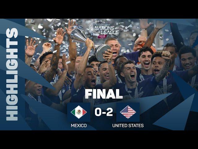 Highlights | Mexico vs United States | 2023/24 Concacaf Nations League Final