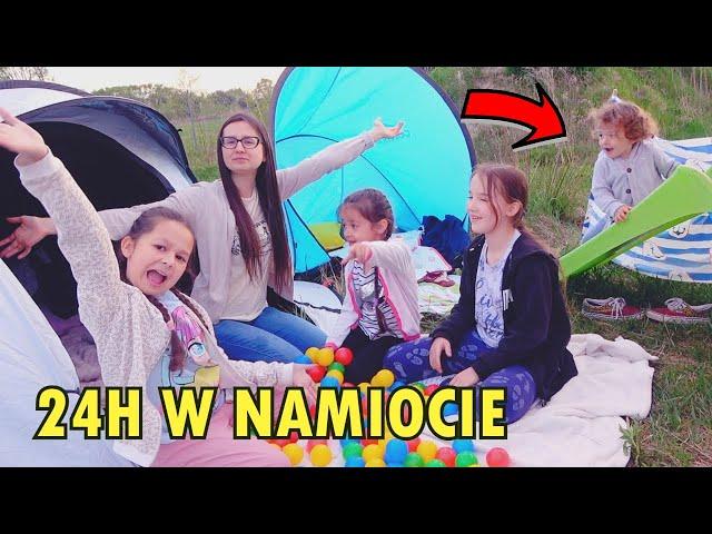 24H W NAMIOCIE Z BFF! Noc z Mamą w Namiocie - Yoto Toys