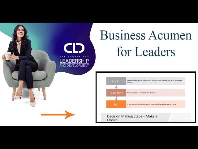 Business Acumen For Leaders - Course Demo