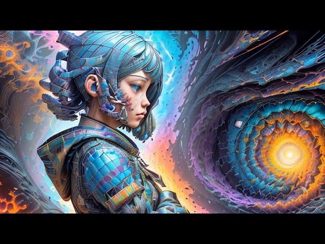 Nexxus 604 - Spiritual Journey - Psychedelic trance mix 2023 • (4K AI animated music video)