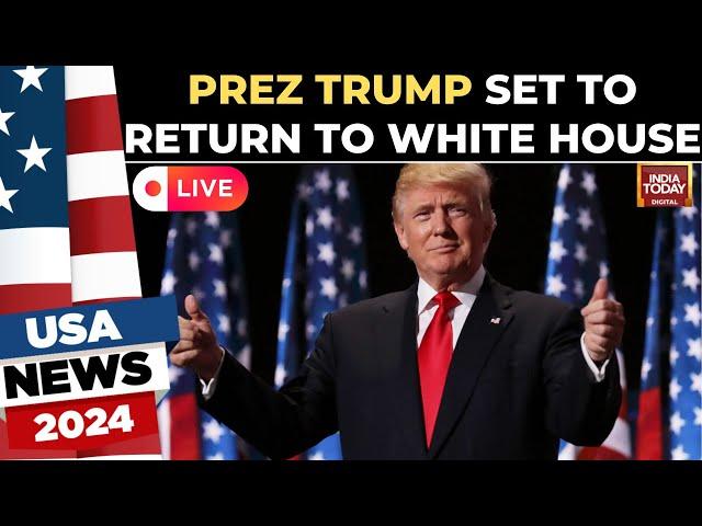 US Election Results LIVE: Donald Trump Says Bye-Bye Harris | Trump Wins US Polls | India Today LIVE