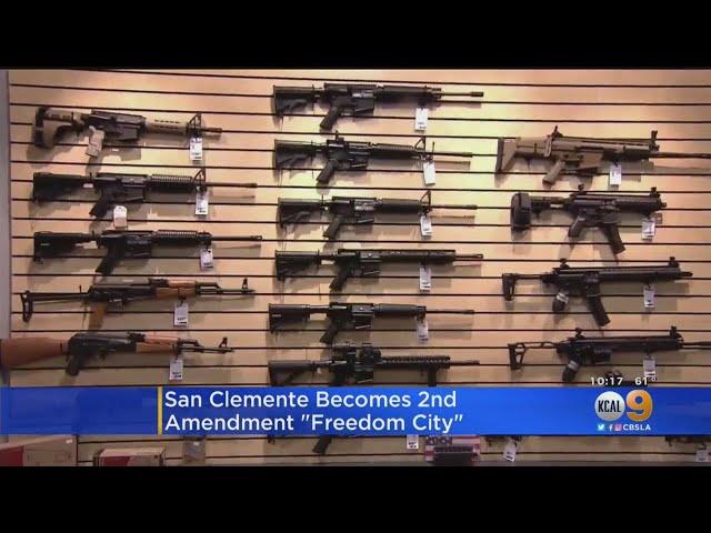 San Clemente Becomes Second SoCal Safe Haven For Guns