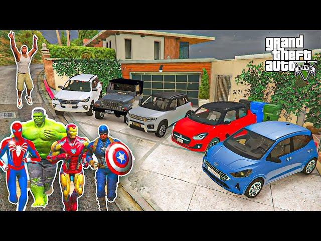 I Stolen Avengers "INDIAN CARS" From THE Avengers in GTA5 | GTA5 AVENGERS | A.K GAME WORLD