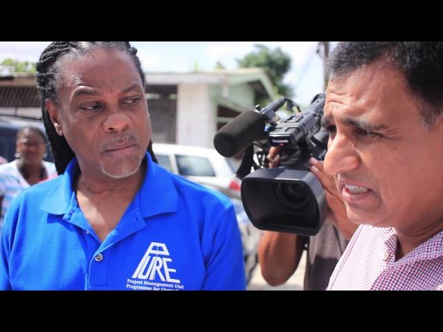 Minister of Works tours the La Horquetta/Talparo Constituency
