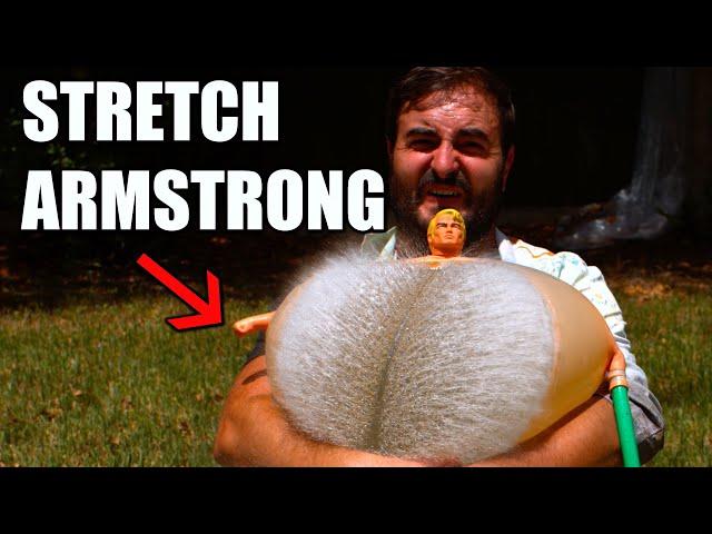 All Stretch Armstrongs Have the Same Weakness at 2000FPS - The Slow Mo Guys