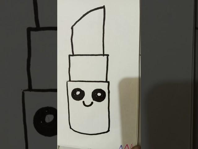girls fav thing lipstick       #Aarush cute art.