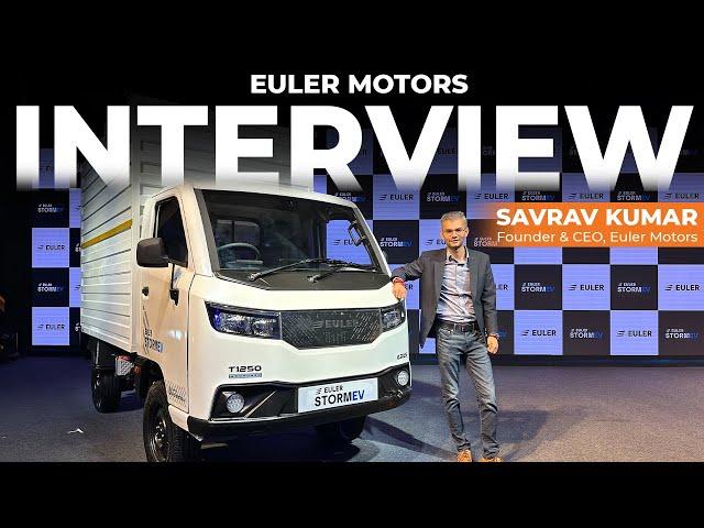 Interview: Saurav Kumar- Founder and CEO of Euler Motors