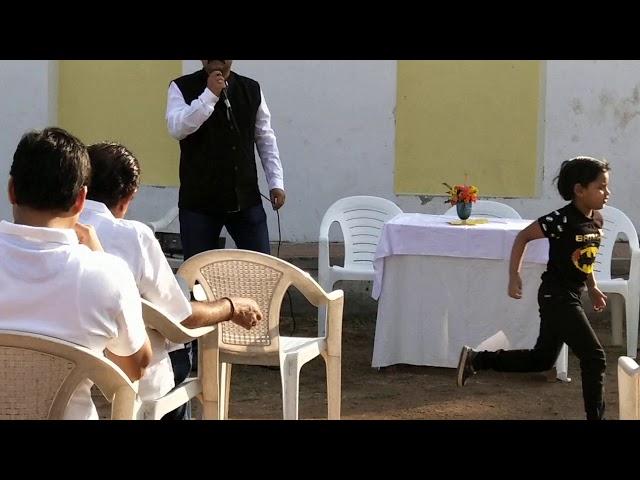 A road safety lecture in colony