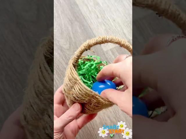 DIY Mini Twine Easter Basket | Smart Start with Miss Daisy