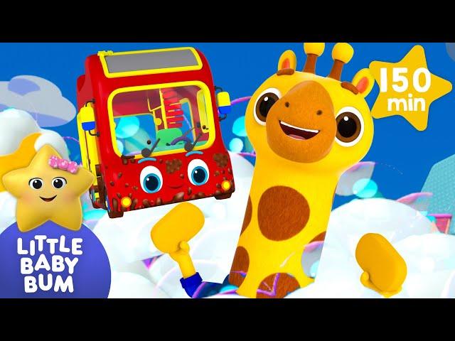 Soapy Bubbly Bus Wash Time! | Nursery Rhymes for Babies | LBB