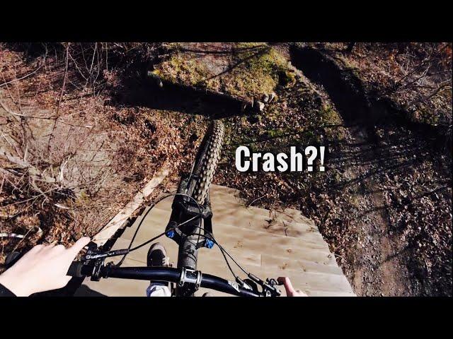 Bikepark Bodetal mit den Jungs. Crash?!