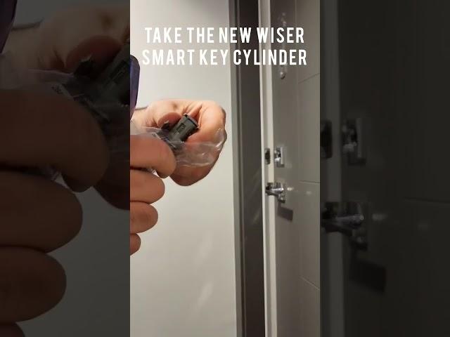 How to replace Wiser Lock Cylinder #Lockout #LockReplacement  #WiserSmartKey  #Strata #Locksmith   