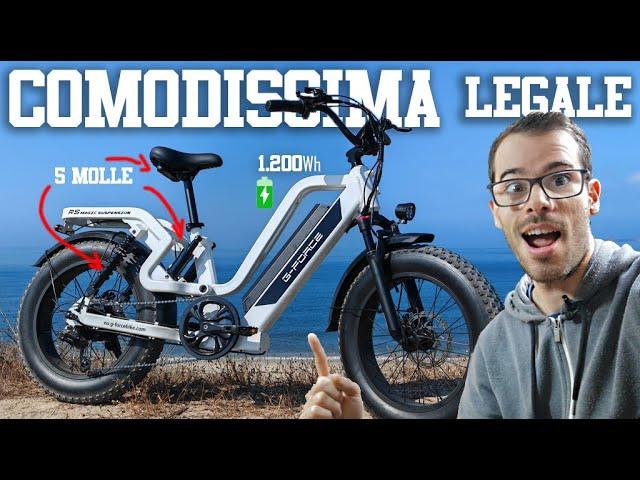 La bici elettrica più comoda e prestante: G Force RS ST