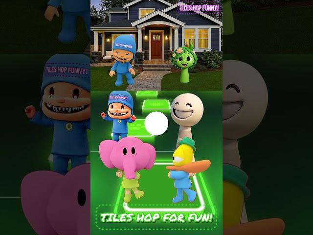 Nina Pocoyo coffin dance Sprunki vs  Tiles Hop EDM Rush Geme 