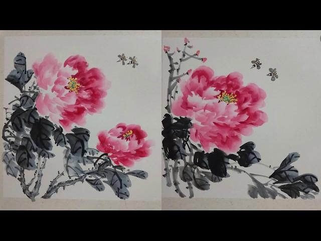 Peony Flower - Traditional Chinese Paintings