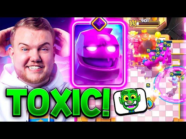 NO SKILL DECK 3 CROWNS EVERYONE IN CLASH ROYALE