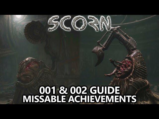 Scorn - 001 & 002 Achievement Guide (All Missable Achievements) - Sliding Puzzle Solution