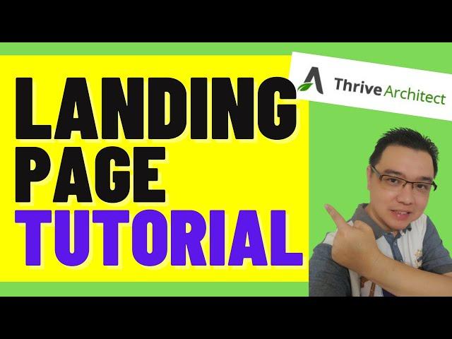 How To Build Landing Page Using Thrive Architect